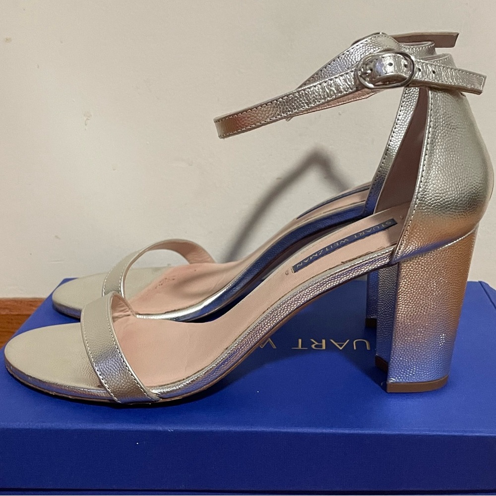 Stuart Weitzman nearly nude